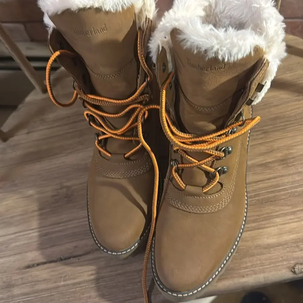 NEW Timberland Valley Brown Leather Boots Women's Size 9